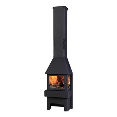 Печь - камин Бавария три стекла Печь - камин Бавария три стекла