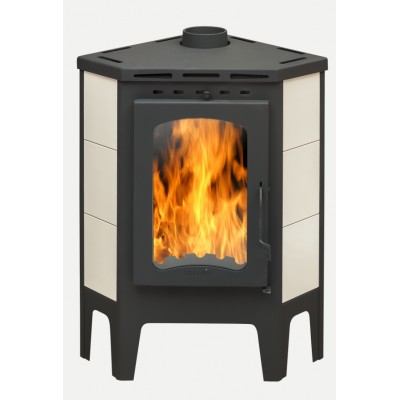 Печь - камин Бавария угловая с плитой Печь - камин Бавария угловая с плитой