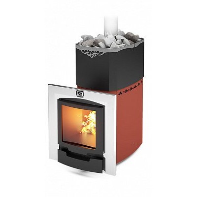 Печь для бани Новая РУСЬ-25 Л Панорама (без двери 16"/обрамления) Печь для бани Новая РУСЬ-25 Л Панорама (без двери 16"/обрамления)