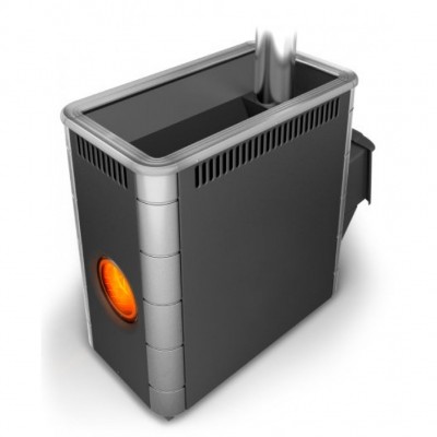 Печь банная ТМФ Аврора Inox витра иллюминатор антрацит НВ Печь банная ТМФ Аврора Inox витра иллюминатор антрацит НВ