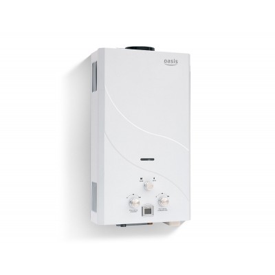 Газовая колонка Oasis 20 (белый/серебро) Газовая колонка Oasis 20 (белый/серебро)