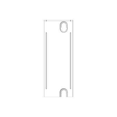 Боковая крышка правая 33х400, запасная часть к радиатору LEMAX Боковая крышка правая 33х400, запасная часть к радиатору LEMAX