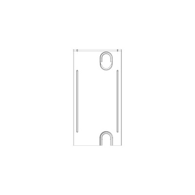 Боковая крышка правая 33х300, запасная часть к радиатору LEMAX Боковая крышка правая 33х300, запасная часть к радиатору LEMAX