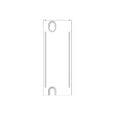 Боковая крышка левая 33х400, запасная часть к радиатору LEMAX Боковая крышка левая 33х400, запасная часть к радиатору LEMAX