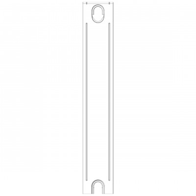 Боковая крышка 22х600, запасная часть к радиатору LEMAX Боковая крышка 22х600, запасная часть к радиатору LEMAX