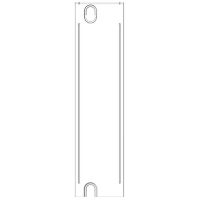 Боковая крышка левая 33х600, запасная часть к радиатору LEMAX Боковая крышка левая 33х600, запасная часть к радиатору LEMAX