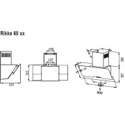 Вытяжка Evelux Rikka 60 WG
