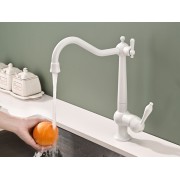 Смеситель Paulmark Retro Re213226-431, белый матовый