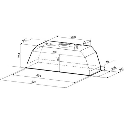 Вытяжка KRONA ADEL 600 white PB Вытяжка KRONA ADEL 600 white PB
