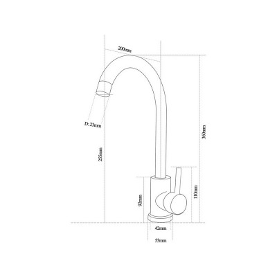 Смеситель Ukinox UM2105 GG Смеситель Ukinox UM2105 GG