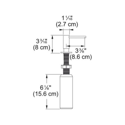 Дозатор Franke Atlas, сталь PVD черный матовый (112.0717.102) Дозатор Franke Atlas, сталь PVD черный матовый (112.0717.102)