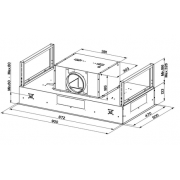Вытяжка Faber ONYX-C BK GLASS/X A90 (350.0543.436)