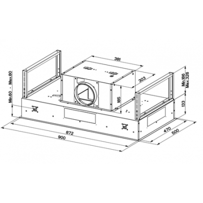 Вытяжка Faber ONYX-C BK GLASS/X A90 (350.0543.436) Вытяжка Faber ONYX-C BK GLASS/X A90 (350.0543.436)