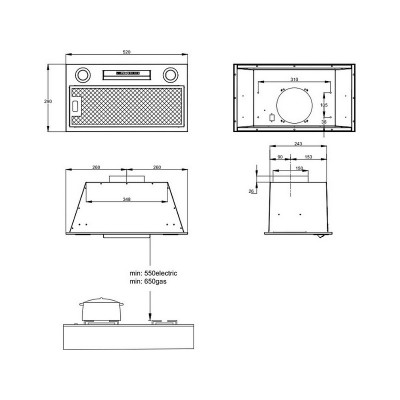 Вытяжка Korting KHI 6755 N Вытяжка Korting KHI 6755 N