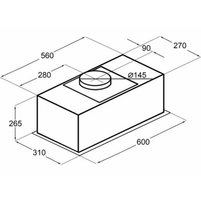 Вытяжка MAUNFELD MZR 60 Lux белый Вытяжка MAUNFELD MZR 60 Lux белый