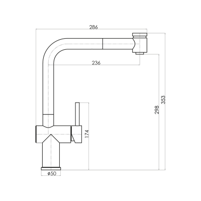 Смеситель Florentina Палермо бежевый Смеситель Florentina Палермо бежевый