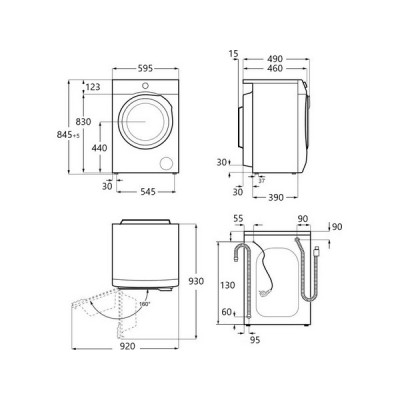 Стиральная машина MAUNFELD MFWM148WH01 Стиральная машина MAUNFELD MFWM148WH01