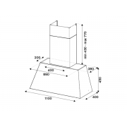 Вытяжка Bertazzoni KR110HER1NEDC