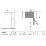 Холодильник Evelux FS 2291 DX