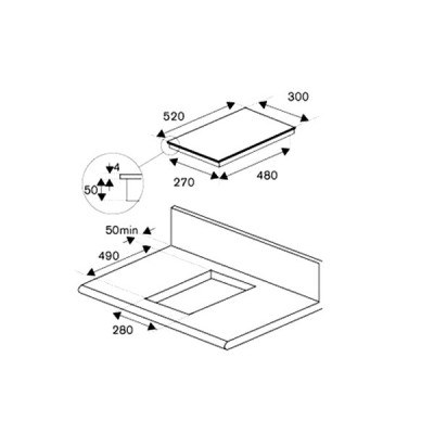 Варочная панель Bertazzoni P302IB2NE индукционная Варочная панель Bertazzoni P302IB2NE индукционная