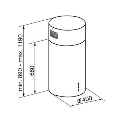 Вытяжка Korting KHA 4970 X Cylinder Вытяжка Korting KHA 4970 X Cylinder