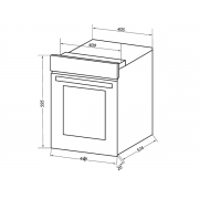Духовой шкаф MAUNFELD EOEC516B2