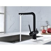 Смеситель Paulmark Serpentine Se213222-401, антрацит