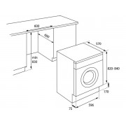 Встраиваемая стиральная машина TEKA LI5 1080 (114000006)