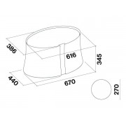 Вытяжка Falmec ZEPHIRO E.ION IS. GLASS WHITE