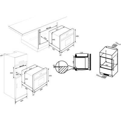 Духовой шкаф Jacky's JO EI35MW компактный с СВЧ Духовой шкаф Jacky's JO EI35MW компактный с СВЧ