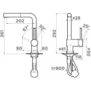 Смеситель Omoikiri Akashi-S-LG латунь/светлое золото (4994263)