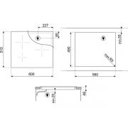 Варочная панель SMEG SI2M7643DW индукционная