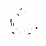 Вытяжка Falmec MERCURIO BLACK 60