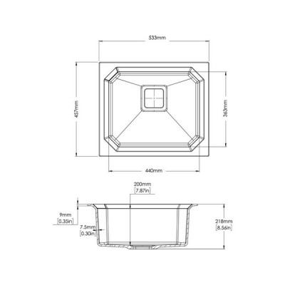 Мойка Longran Octagon OCG530.457 - 07 Alpina Мойка Longran Octagon OCG530.457 - 07 Alpina