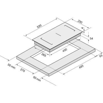Варочная панель KRONA ETERNO 30 BL индукционная Варочная панель KRONA ETERNO 30 BL индукционная