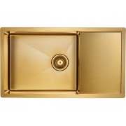 Мойка Paulmark Platte PM807844-BG, брашированное золото