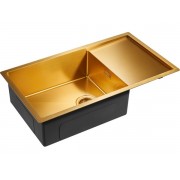 Мойка Paulmark Platte PM807844-BG, брашированное золото