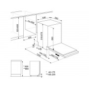 Посудомоечная машина SMEG ST4512IN