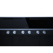 Варочная панель Kuppersbusch KMI 12850.0 SR-E Black Chrome индукционная с вытяжкой