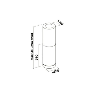 Вытяжка Falmec POLAR IS GOLD 35 Вытяжка Falmec POLAR IS GOLD 35