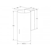 Вытяжка MEFERI TUBE35IX ULTRA
