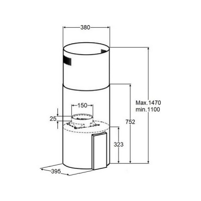 Вытяжка MAUNFELD ALBA 39 Isla белый Вытяжка MAUNFELD ALBA 39 Isla белый