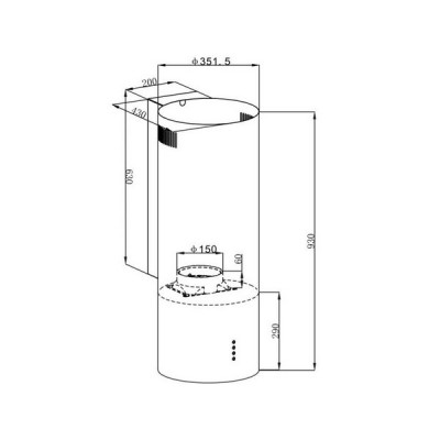 Вытяжка MAUNFELD LEE WALL 35 нержавеющая сталь Вытяжка MAUNFELD LEE WALL 35 нержавеющая сталь