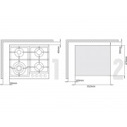 Варочная панель Kanzler KG 026 S газовая