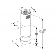 Вытяжка MAUNFELD FESTIVAL 390 Isla белый