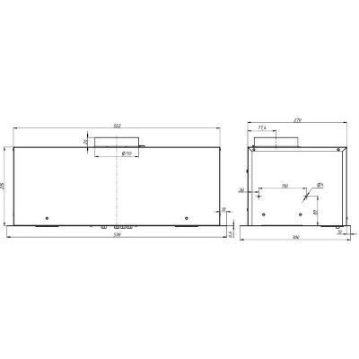 Вытяжка Elikor Cube 60П-1000-К3Д бежевый Вытяжка Elikor Cube 60П-1000-К3Д бежевый