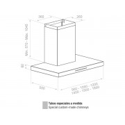 Вытяжка Pando P-861/120 IX 1050 ECO PLUS