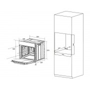 Духовой шкаф MEFERI MEO6016BK COMFORT PLUS