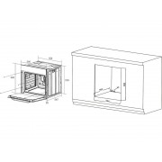 Духовой шкаф MEFERI MEO6016BK COMFORT PLUS