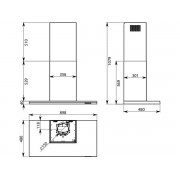Вытяжка Falmec LUMEN NRS 90